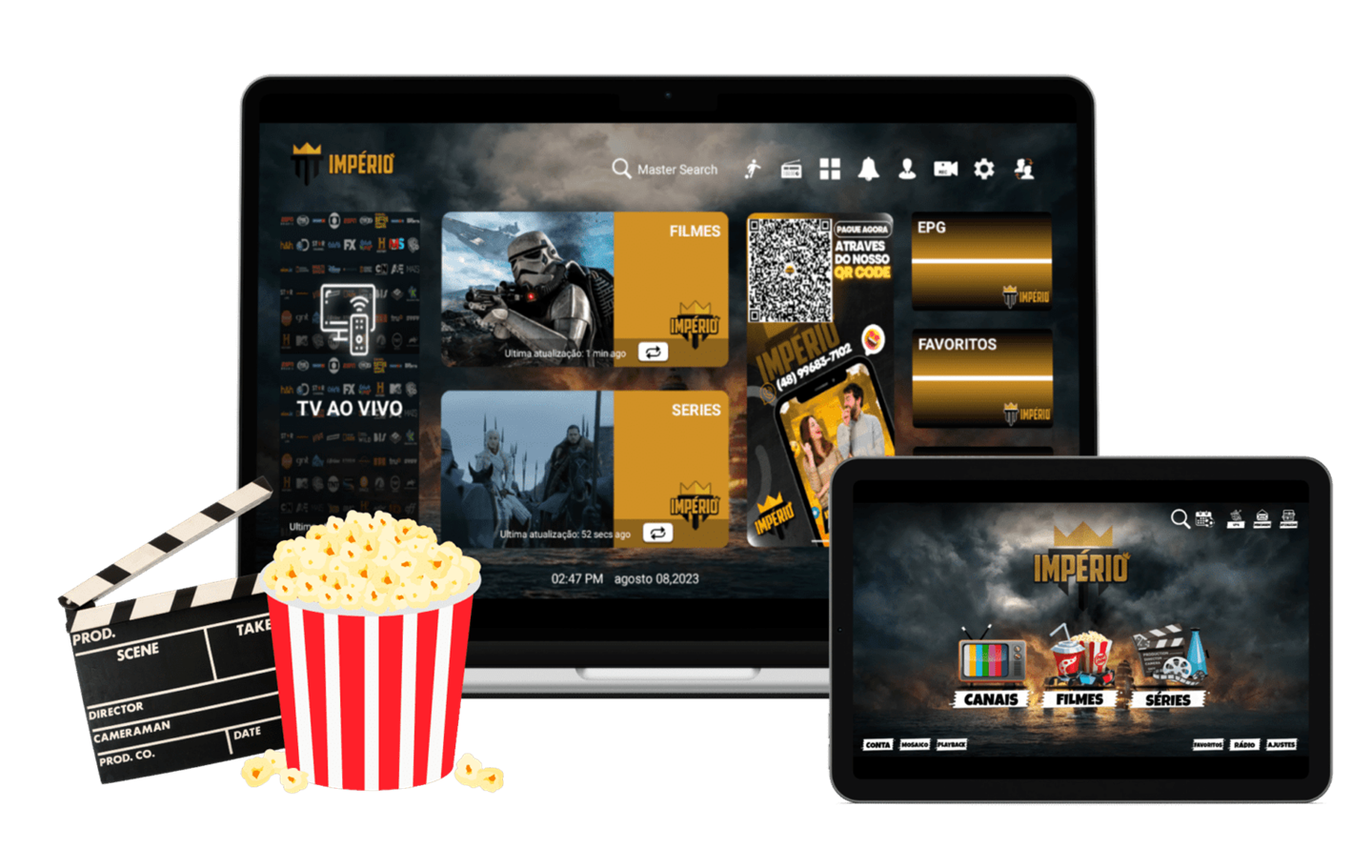 Revenda IPTV PÓS PAGO